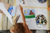 otwARTa jeszcze bardziej. Warsztaty dla małych pasjonatów sztuki - PEJZAŻ