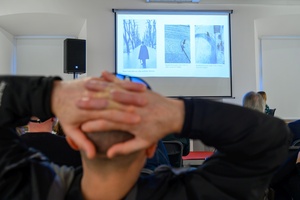 Wystawa fotografii Bogdana Dziworskiego: f/5.6 - Wykład Marii Franeckiej.