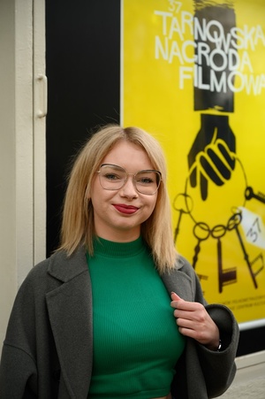 37. TNF - Dzień 2 (28.05.23) - Specjalistka od SoMe TNFu Magda Piątek przed kinem Marzenie