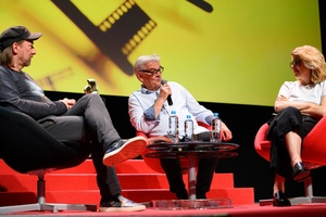 37. TNF - Dzień 5 (31.05.23) - Aktor Bogdan Koca na spotkaniu po filmie "Kobieta na dachu"