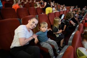 37. TNF - Dzień 6 (1.06.23) - Animacje dla dzieci w sali kinowej przez Zespół Edukatorów Filmowych ZEF