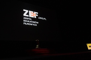 37. TNF - Dzień 6 (1.06.23) - Animacje dla dzieci w sali kinowej przez Zespół Edukatorów Filmowych ZEF