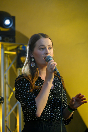 Starówka Jazz Festival - 30.06.2023 - Na scenie koncert zespołu Leliwa Jazz Band & Katarzyna Wnęk.