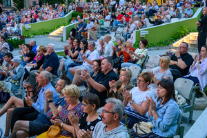 Starówka Jazz Festival - 30.06.2023 - Na scenie koncert zespołu Big Mielec Band.
