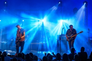 Był Sobie Blues - 11.08.2023 - Zespół Ørganek grający koncert na amfiteatralnej scenie