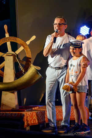 Szanty na Starówce - 26.08.2023 - Animacje i konkursy na scenie podczas koncertu "Szanty na Starówce".