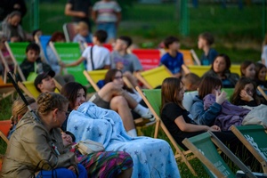 38. TNF - Dzień 1 (31.05.2024) - Widzowie kina plenerowego 38. TNF