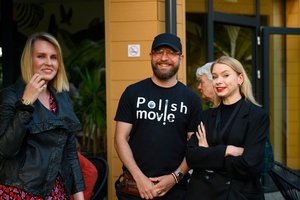 38. TNF - Dzień 1 (31.05.2024) - Część zespołu organizacyjnego 38. Tarnowskiej Nagrody Filmowej w Amfiteatrze