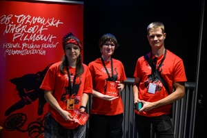 38. TNF - Dzień 2 (1.06.2024) - Wolontariusze 38. TNF w gotowości w Marzeniu