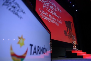 38. TNF - Dzień 2 (1.06.2024) - Festiwalowy wystrój sali kinowej - głównego miejsca wydarzeń 38. TNF