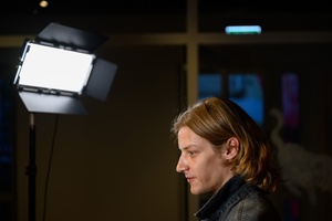 38. TNF - Dzień 3 (2.06.2024) - Odtwórca jednej z głównych ról w filmie "Kobieta z..." Mateusz Więcławek  holu Marzenia