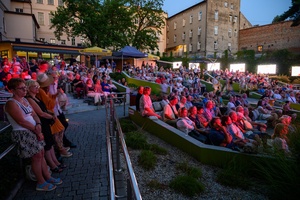 Starówka Jazz Festival - 19.07.2024 r. - Koncert zespołu Big Band Bochnia. Widownia Amfiteatru.