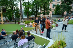 Był Sobie Blues - 2.08.2024 - Kraków Street Band wśród publiczności