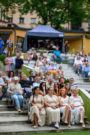 Koncert Tribute to Damian Niewiński - Publiczność podczas koncertu w Amfiteatrze.