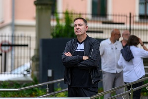 Koncert Tribute to Damian Niewiński - Dyrektor TCK Tomasz Kapturkiewicz podczas koncertu.