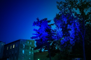 Koncert: Bored Students Orchestra - Iluminacja świetlna w przestrzeni Amfiteatru Letniego