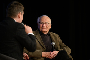 100 lat kina M. - Spotkanie ze Stanisławem Janickim oraz projekcja filmu niemego „Codzienne marzenia” - Kuba Armata w rozmowie z Stanisławem Janickim