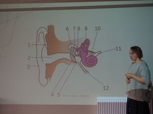 Tu mamy spotkamy: Słuch dziecka - Prelegentka Wiesia Kobis.