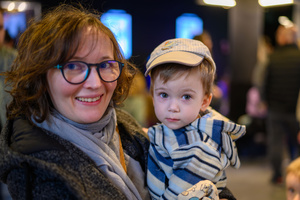 Rozmarzone poranki: Nowe przygody Misia Uszatka - Uczestnicy Rozmarzonych poranków w holu kina Marzenie