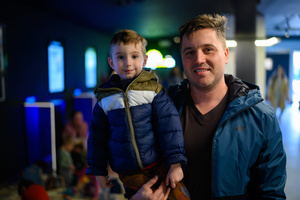 Rozmarzone poranki: Nowe przygody Misia Uszatka - Uczestnicy Rozmarzonych poranków w holu kina Marzenie