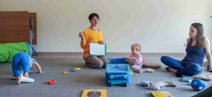 Tu mamy spotkamy: Zdrowy uśmiech twojego dziecka - Prowadząca i uczestniczki spotkania