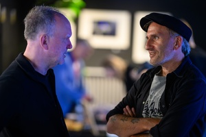 39. TNF: Dzień 5 (3.06.2025) - W hallu kina reżyser Tomasz Gąssowski w rozmowie ze scenarzystą Rafałem Lipskim