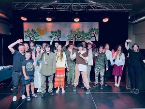 Spektakl "Piekło-niebo" - Grupa po spektaklu