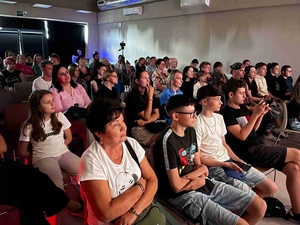 Spektakl "Piekło-niebo" - Publiczność podczas spektaklu