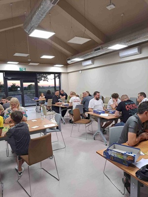 Turniej eliminacyjny Carcassonne 2025 - Gracze podczas rozgrywki turniejowej