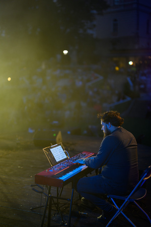 Starówka Jazz Festival 2025 - Koncert I - Na scenie tarnowskiego amfiteatru Rhythm Kings Big Band