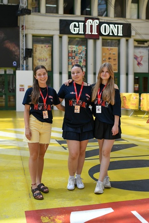 Polska delegacja jurorek na Giffoni Film Festival na sali kinowej