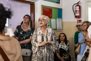 Odmienne lecz codzienne - mozaiki, ceramika i rzeźby, bez których miasto nie byłoby sobą - Uczestnicy podczas spaceru