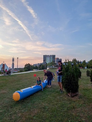 Olimpiada na górce - Uczestnicy podczas olimpiady