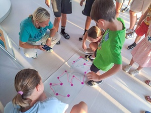 Olimpiada na górce - Uczestnicy podczas gimnastyki artystycznej