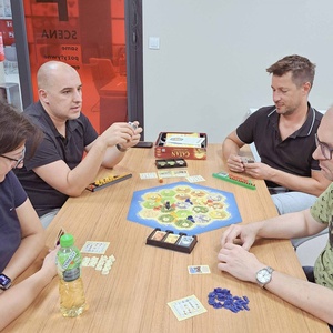 Eliminacje Mistrzostw Polski Catan 2025 - Uczestnicy podczas rozgrywek