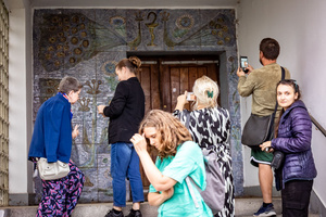 Wycieczka szlakiem małopolskiej ceramiki - Uczestnicy podczas wycieczki