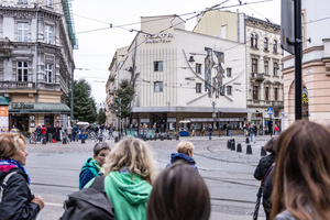 Wyjazd studyjny do Krakowa - Uczestnicy podczas wyjazdu