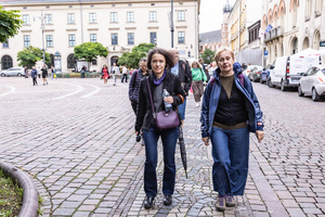 Wyjazd studyjny do Krakowa - Uczestnicy podczas wyjazdu