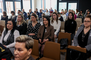 Inauguracja kampanii "Biała wstążka" - Uczestnicy uroczystej inauguracji