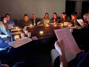 Warsztaty białego śpiewu - Uczestniczki podczas warsztatu