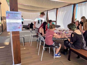 Bardzo Młoda Kultura - uczestnicy podczas warsztatów