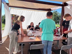 Bardzo Młoda Kultura - uczestnicy podczas warsztatów