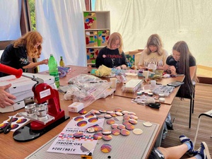 Bardzo Młoda Kultura - uczestnicy podczas warsztatów