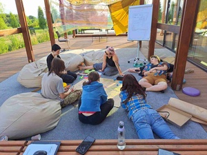 Bardzo Młoda Kultura - uczestnicy podczas warsztatów