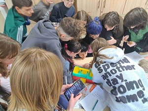 Bardzo Młoda Kultura - uczestnicy podczas warsztatów