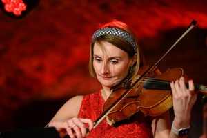 Benefis Bartka Szułakiewicza - Con Affetto na scenie podczas wspólnego grania.