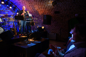 Koncert: LNSD Quartet - Szymon Łukowski gra na saksofonie.