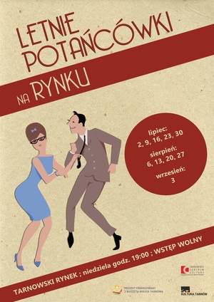 Plakat: Letnie Potańcówki