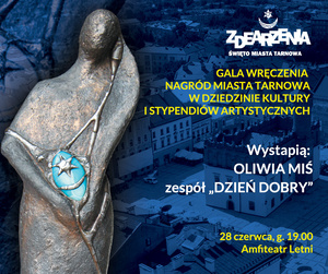 Plakat: ZDEARZENIA 2024: Gala Nagród Miasta Tarnowa