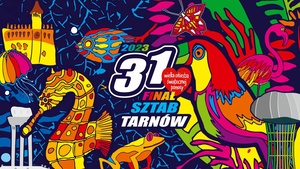 Plakat: Tarnowskie Centrum Kultury wspiera WOŚP